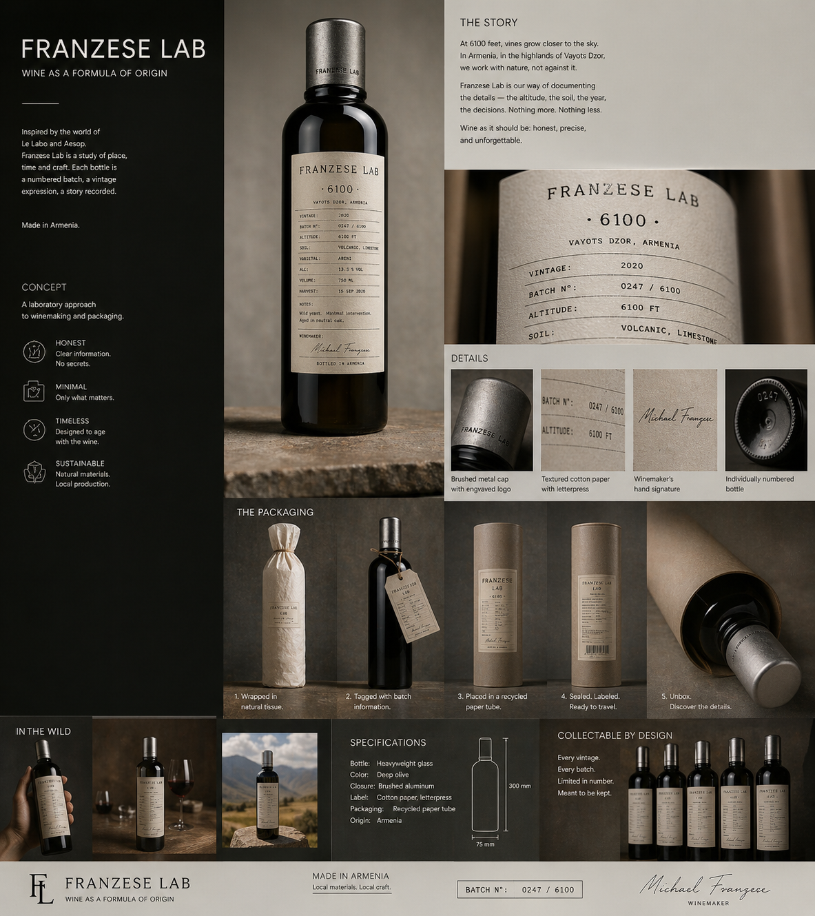 Franzese Lab wine concept